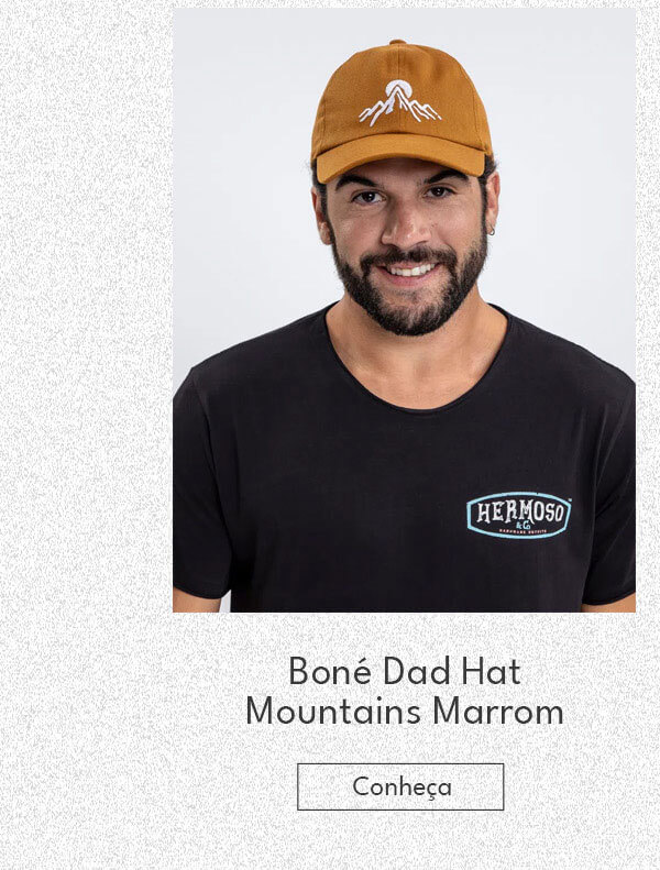Bon Dad Hat Mountains Marrom